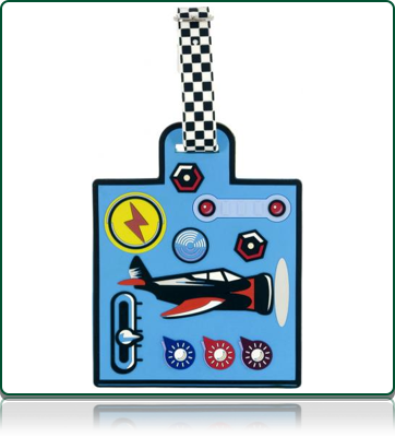 Airplane Luggage Tag