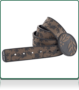 YOSIFA-PENINA Autumn Vines Belt. Brown/Black.