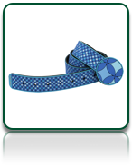 YOSIFA-PENINA Glass Belt-Blue