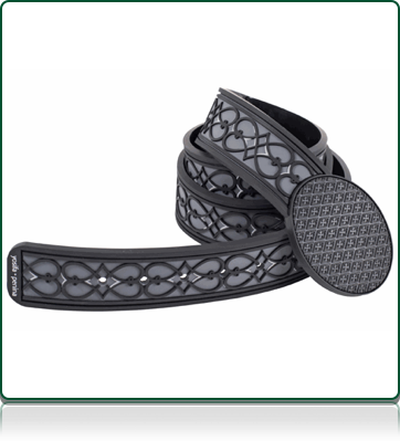 YOSIFA-PENINA Paris Belt. Black/Grey