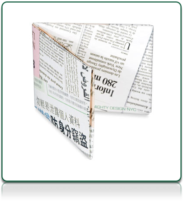 Newsprint Mighty Wallet&trade;