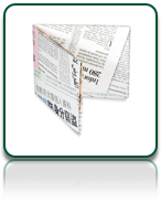 Newsprint Mighty Wallet&trade;